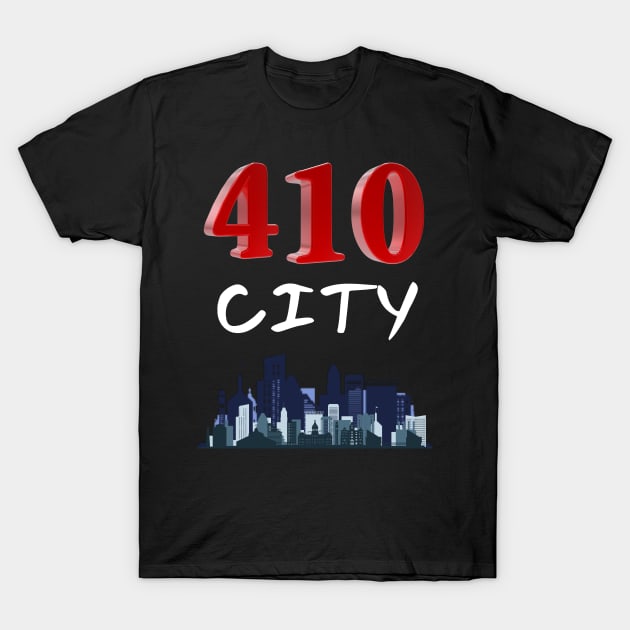 410 CITY BALTIMORE DESIGN T-Shirt by The C.O.B. Store